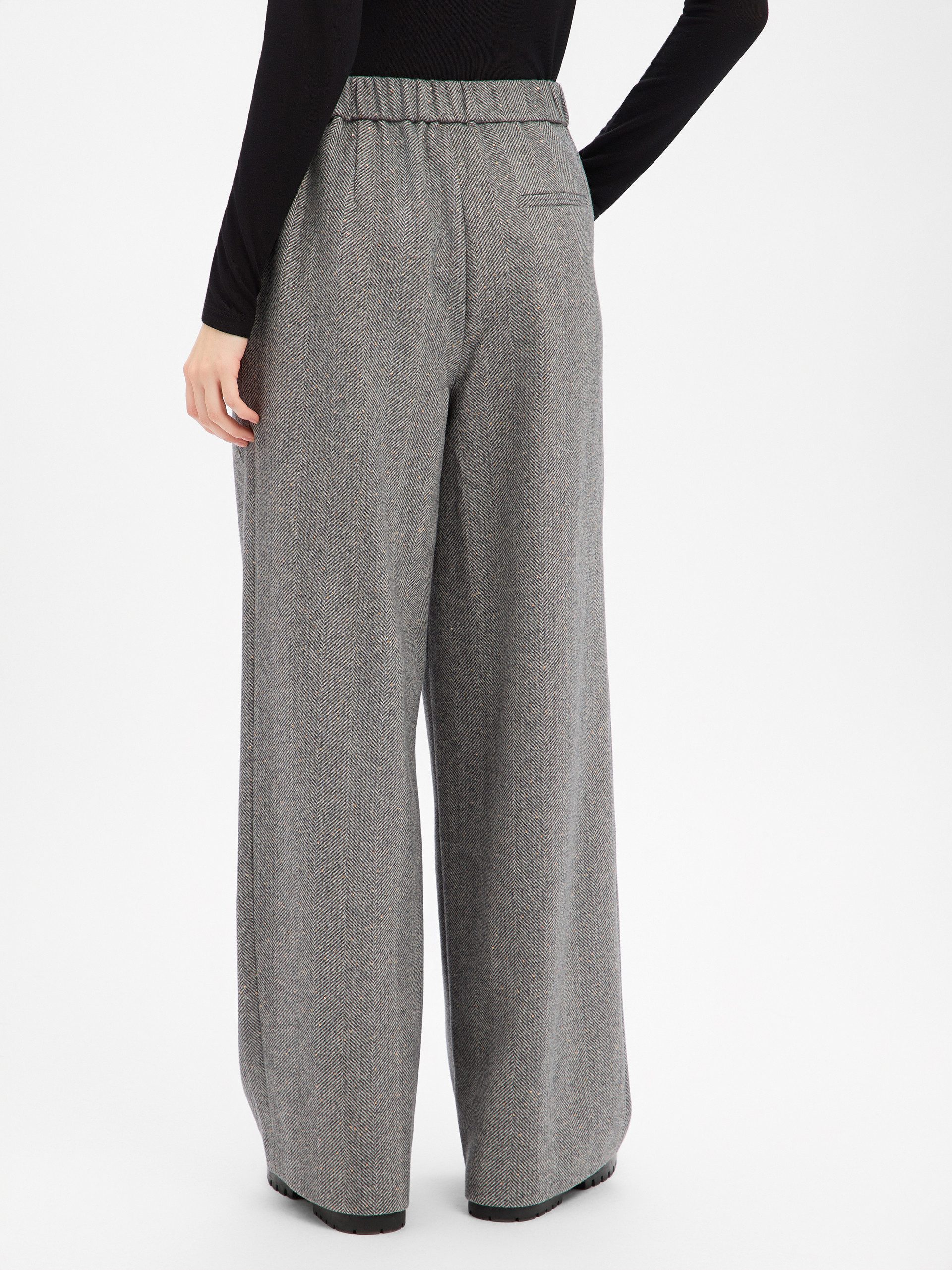 GUIDO MARIA KRETSCHMER Bundfaltenhose Grey Glitter