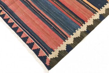 Orientteppich Perser Kelim Fars Azerbaijan Antik 362x140 Handgewebt Orientteppich, Nain Trading, Läufer, Höhe: 0.4 mm