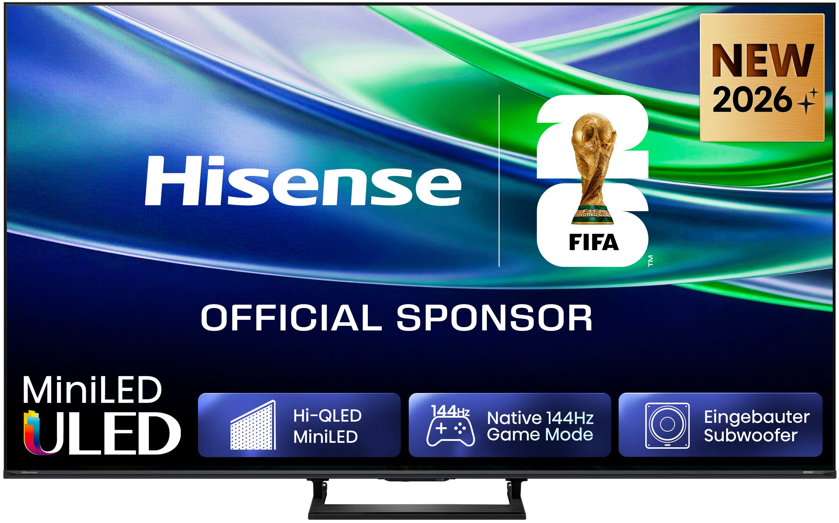 Hisense 75E8S Mini-LED-Fernseher (189 cm/75 Zoll, 4K Ultra HD, Smart-TV)