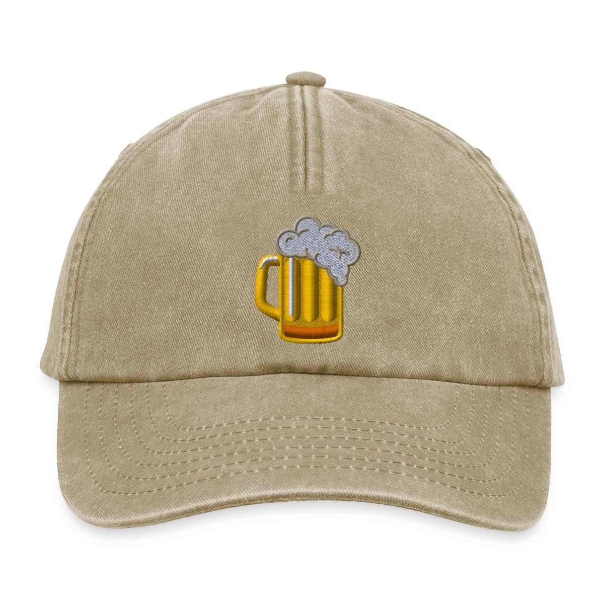 Baseball Cap Bier Stickerei Vintage Cap