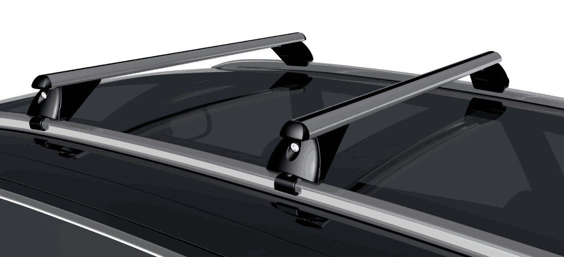2011 für Dachbox anliegender ab RB003 Dachträger Audi CUBE470 ab (Für (5Türer) + mit Ihren Reling), Alu Q3 Dachbox, (5Türer) Q3 2011 Audi VDP