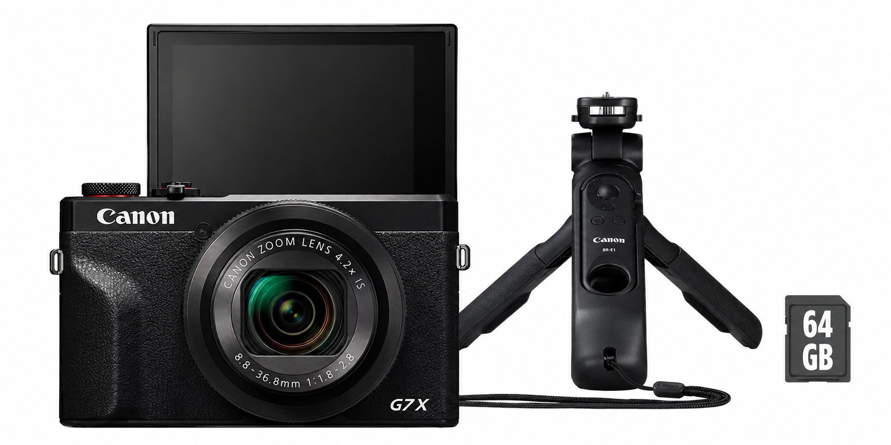 Iris by Canon Canon PowerShot G7 X Mark III Vlogger Kit Kompaktkamera (20,1 MP, 4x opt. Zoom, WLAN (Wi-Fi), Bluetooth)