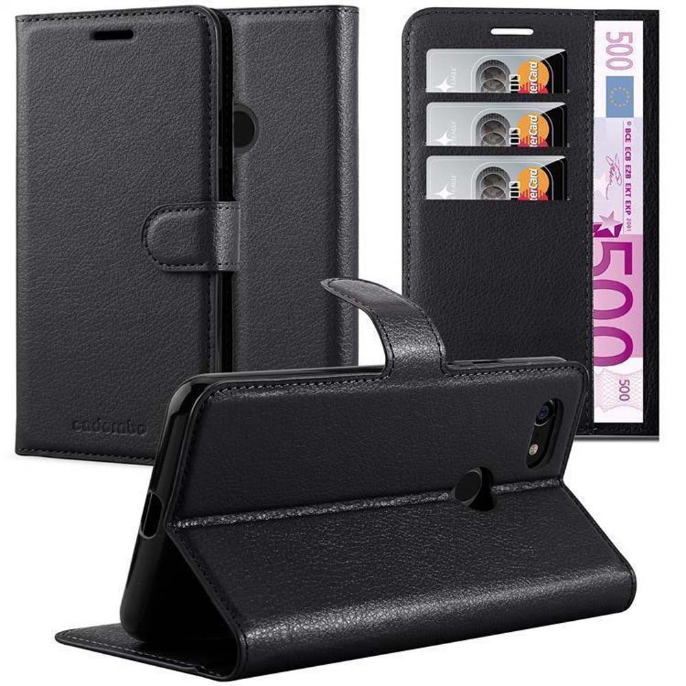 Cadorabo Handyhülle für Google PIXEL 3 XL Hülle Google PIXEL 3 XL, Hülle Schutzhülle mit Standfunktion, Kartenfach und Magnetverschluss
