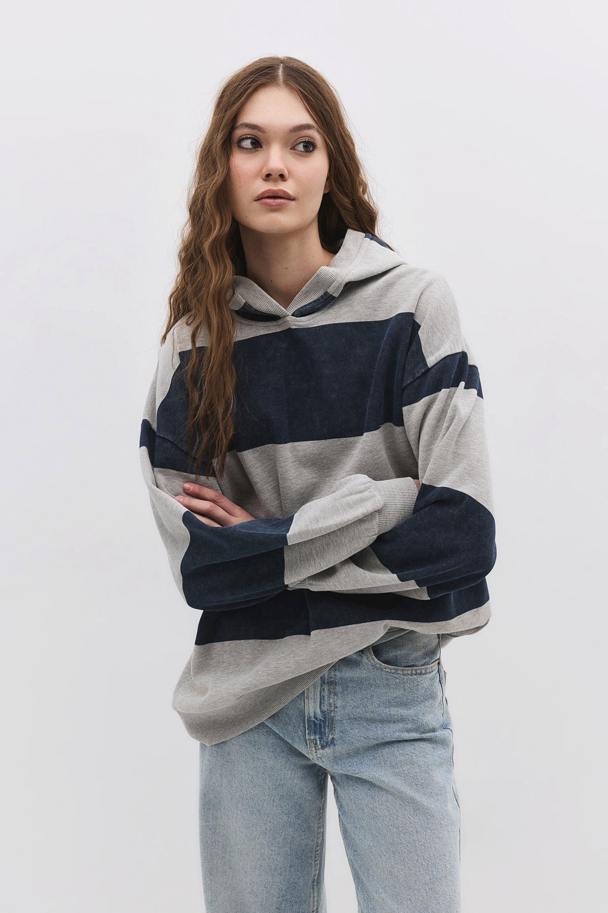 No Matter What Kapuzenpullover Gestreifter Kapuzenpullover