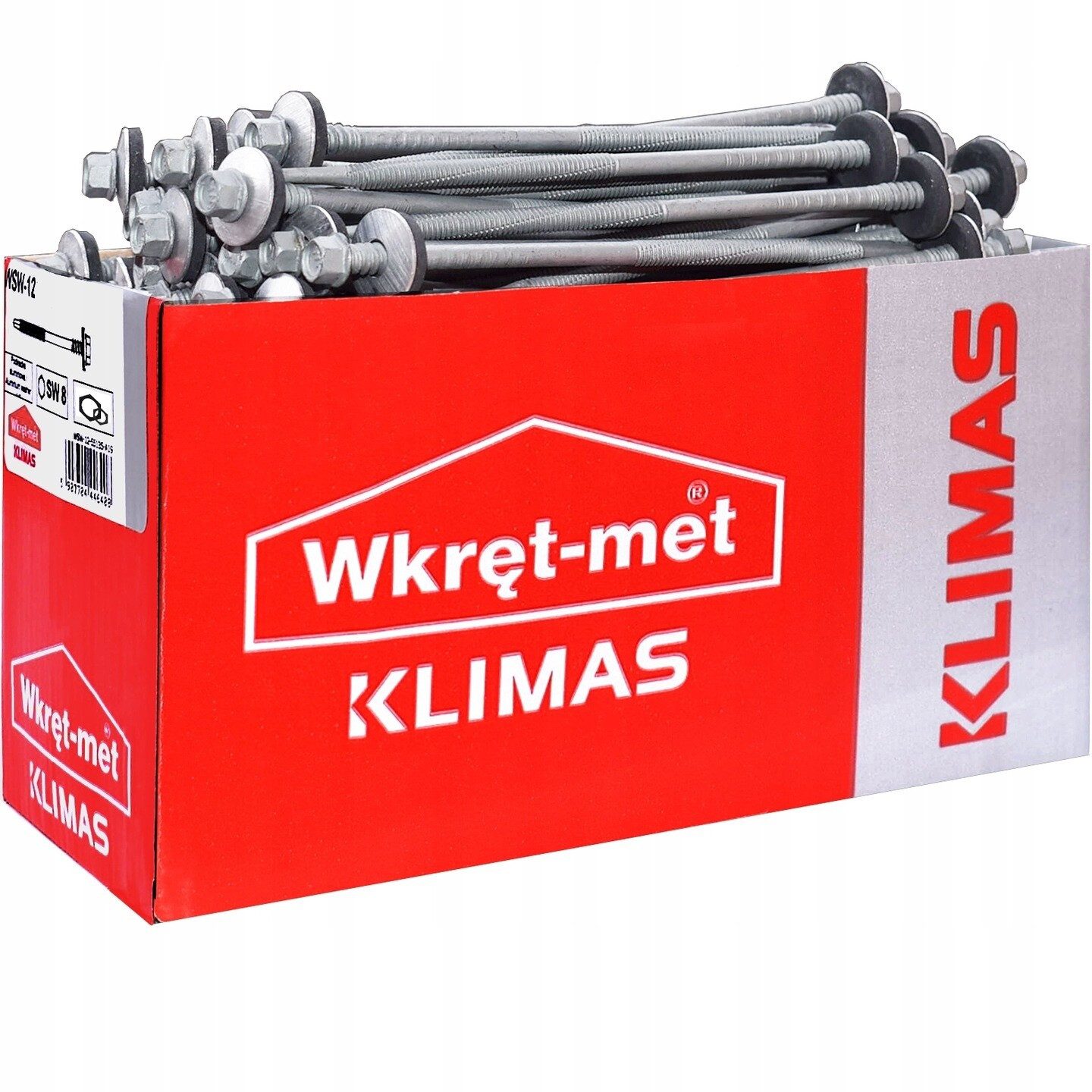 Klimas Bohrschraube Selbstbohrschrauben mit EPDM Dichtung für Stahluntergründe bis 6 mm