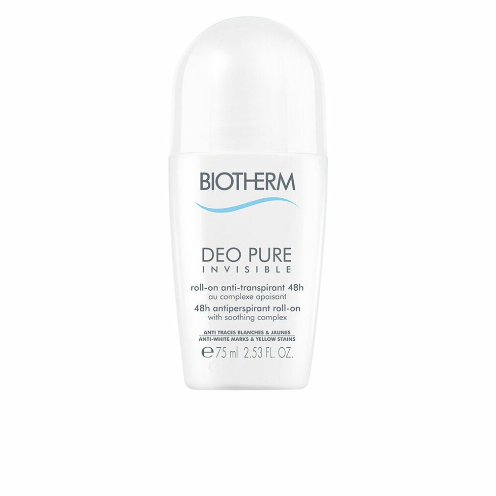 BIOTHERM Deo-Zerstäuber Biotherm Deo Pure Invisible 48H Roll-On 75ml