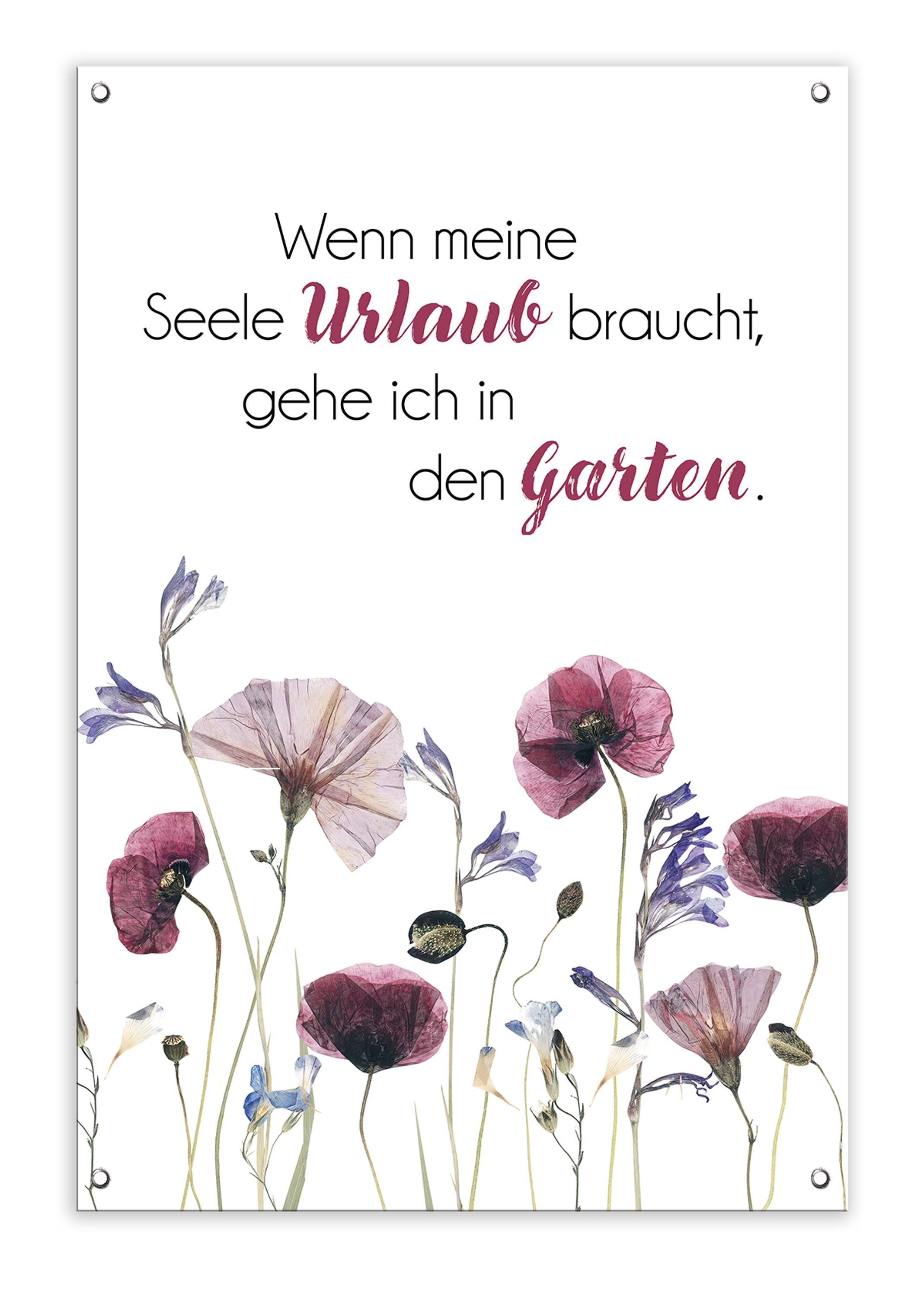 artissimo Poster Garten-Poster 60x90cm Gartendeko Balkon-Deko günstig online kaufen