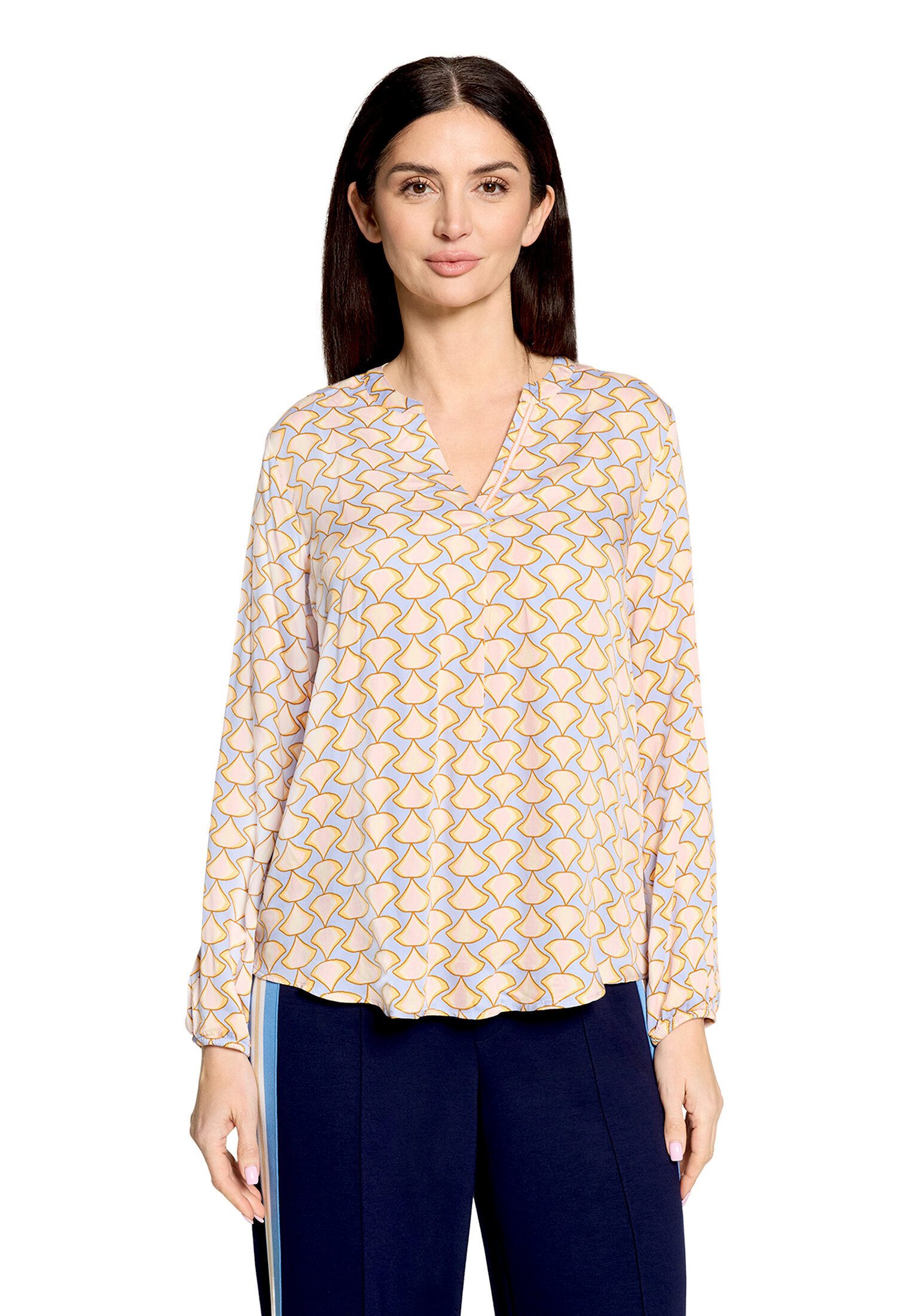 Cartoon Schlupfbluse Damen mit Muster