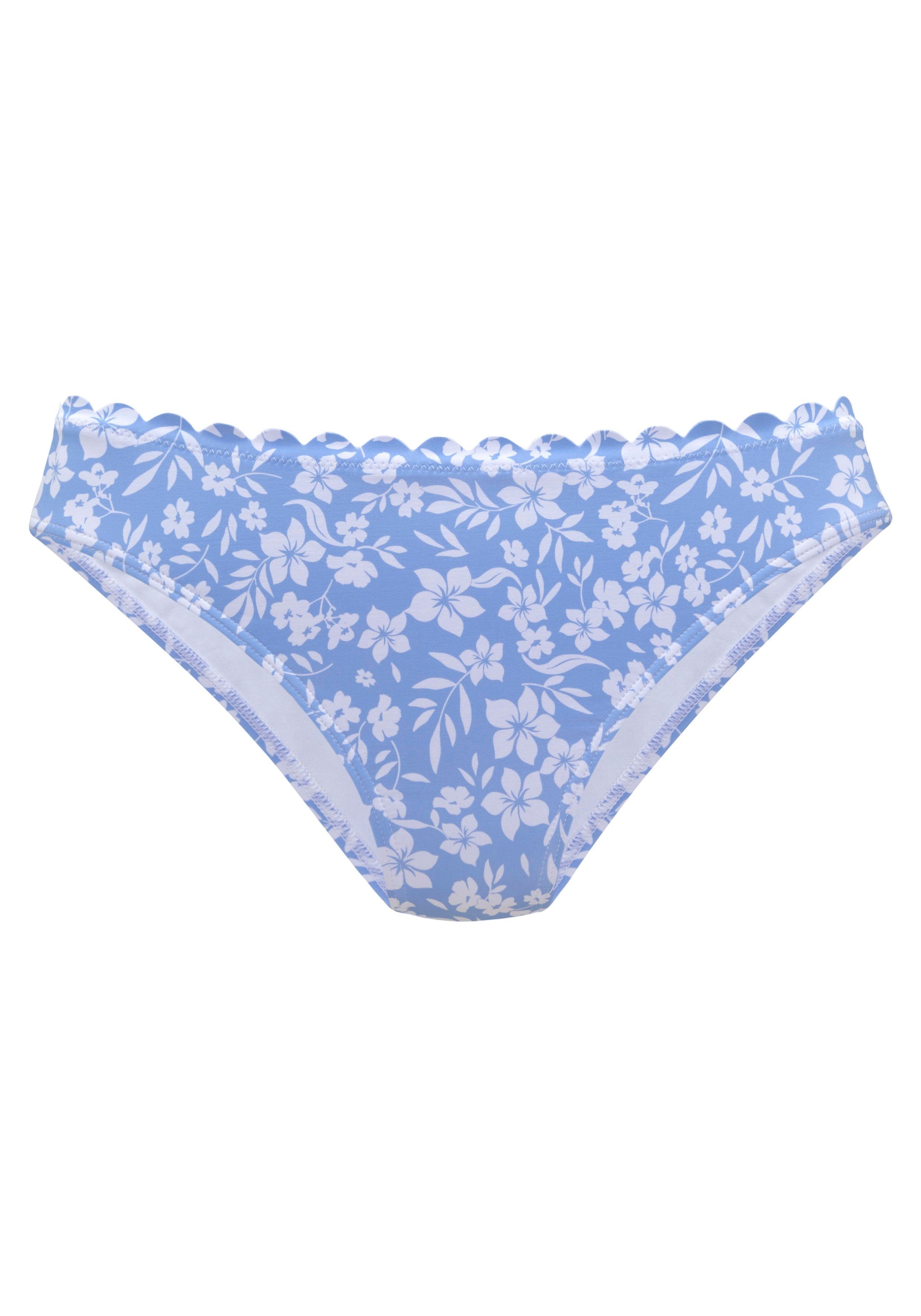 Vivance Bikini-Hose Leni mit gelaserter Wellenkante günstig online kaufen