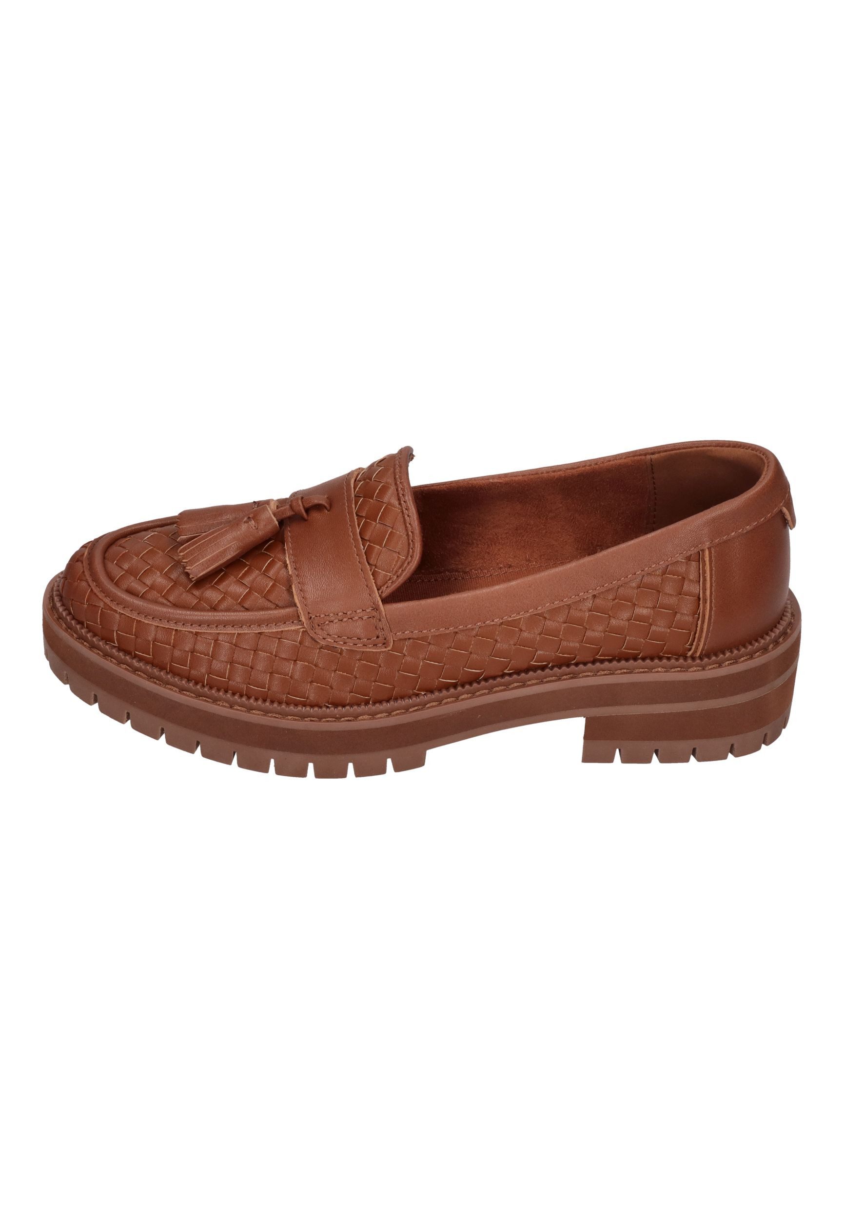 TOMS CARA WOVEN Schnürschuh Amber Brown