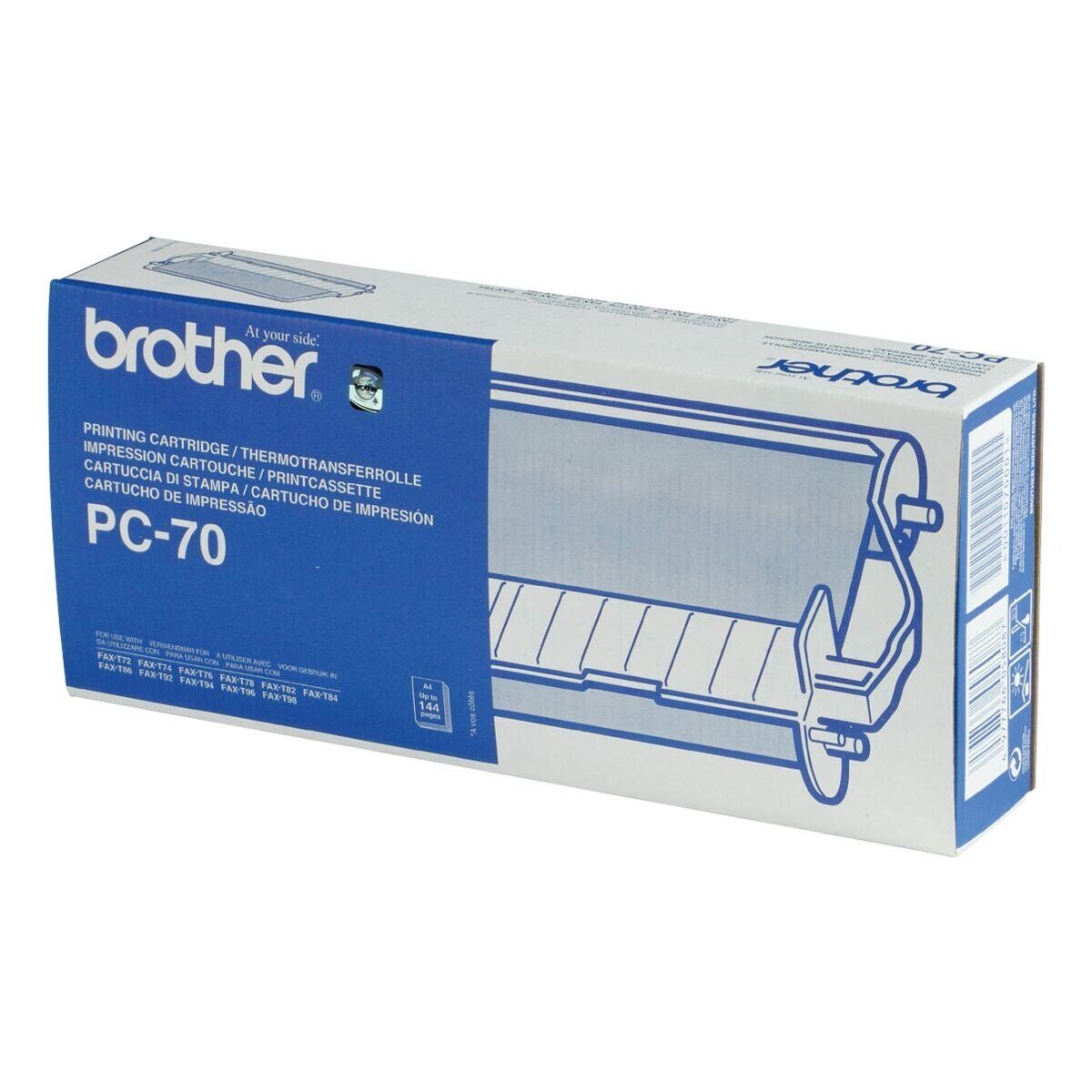 Brother Fax Thermotransfer-Rolle PC-70