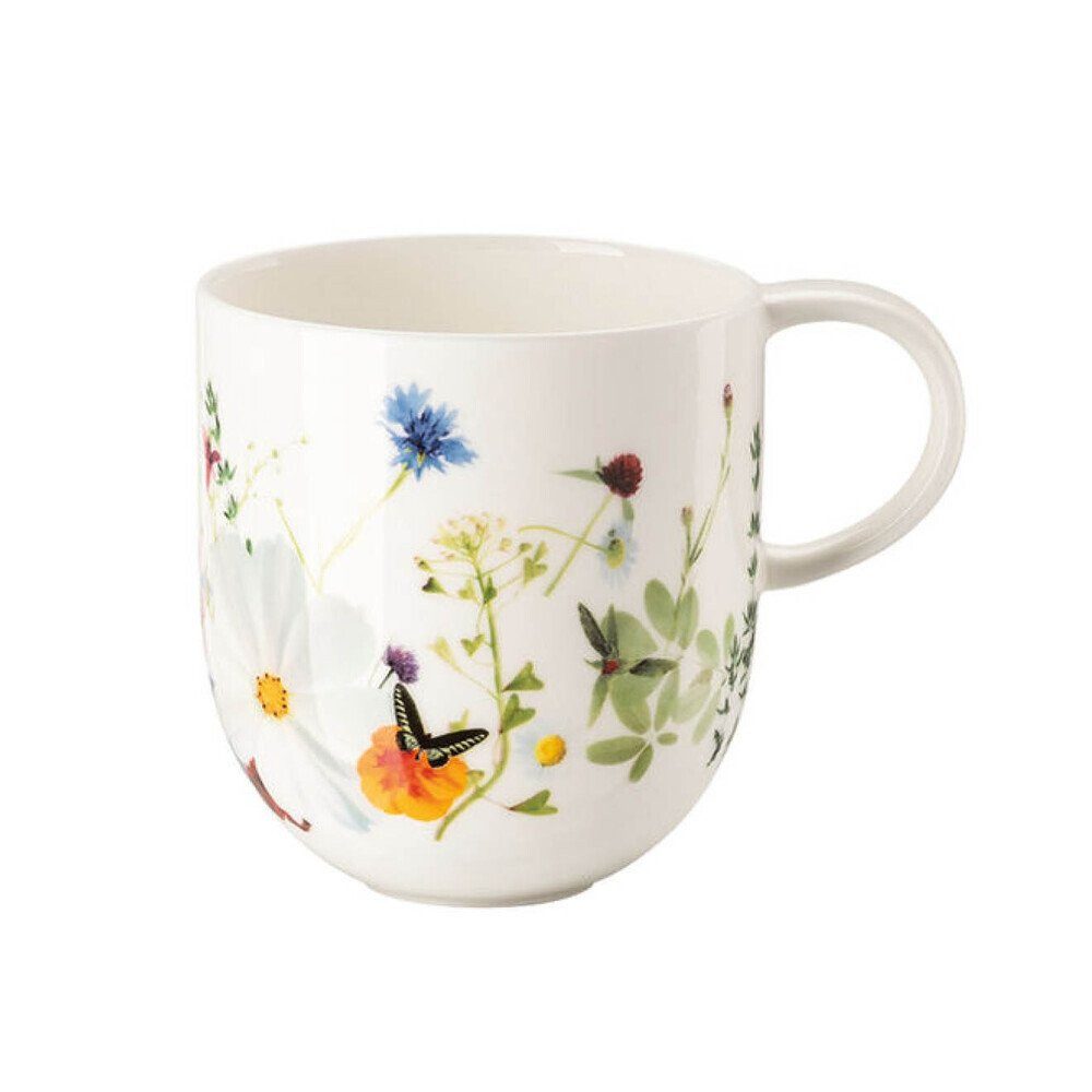 Rosenthal Becher Brillance Grand Air Becher mit Henkel 0,34 l, Bone China, Tassen
