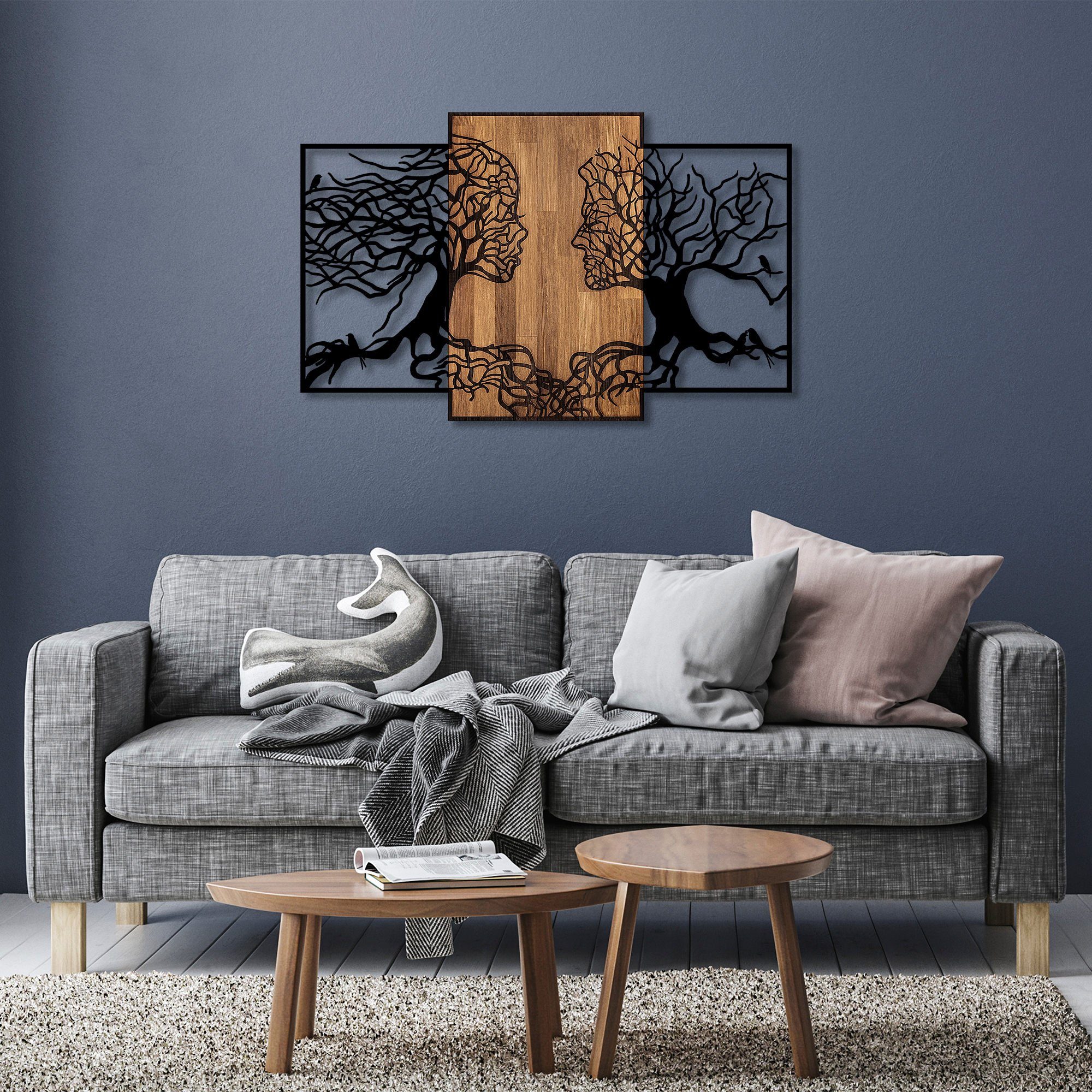 Wallity Wanddekoobjekt 50% WOODEN (Thickness: 3 günstig online kaufen