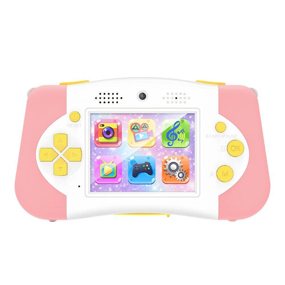 BLiTZWOLF BW-KC1 Kinderkamera inkl. Kinderspiele und 16GB Speicherkarte Pink Kinderkamera