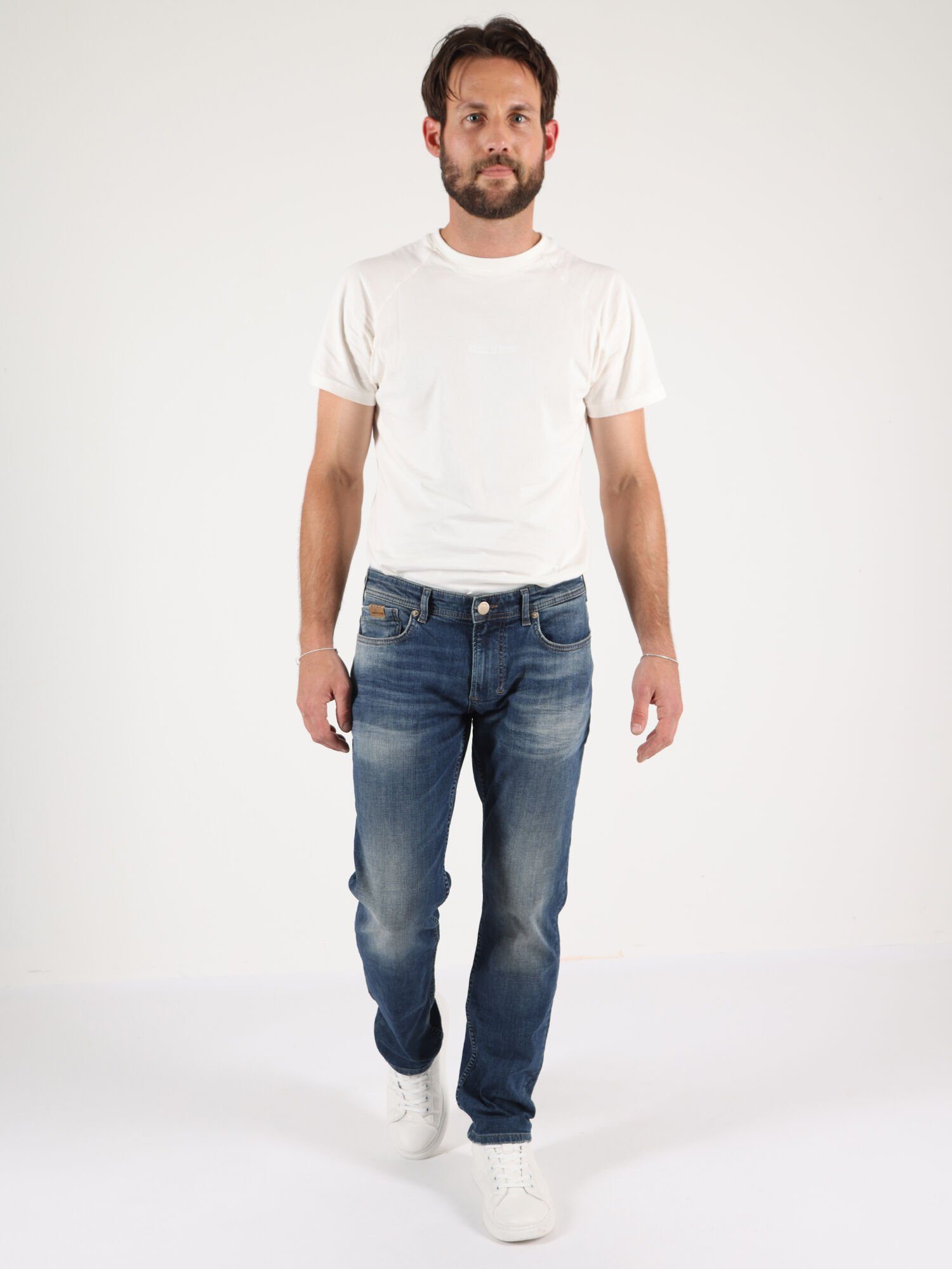 Miracle of Denim Rent Thomas Relax-fit-Jeans Five-Pocket-Design Blue im