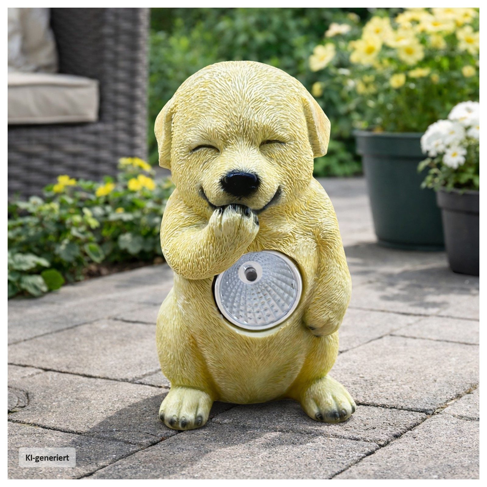 HTI-Living LED Solarleuchte Solardekoleuchte Hund, LED, Tageslichtweiß