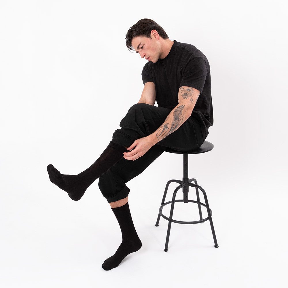 OCCULTO Businesssocken Herren Schwarze Socken 10er, 20er, 30er Pack (Modell: Hermann) (10-Paar)