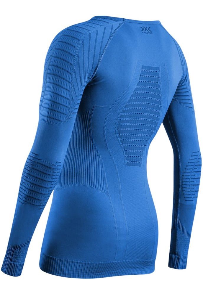 X-Bionic Langarmshirt Rundhals Invent 4.0 Unterwäsche royalblau Herren