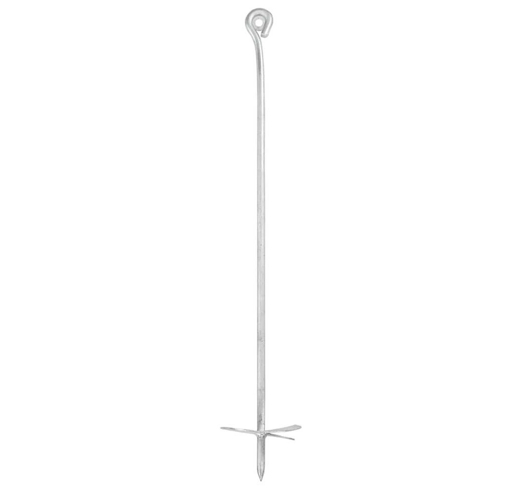 Thumbnail - vidaXL H-Pfostenanker Erdanker 6 Stk. 10×60 cm Verzinktes Metall, (6-St)