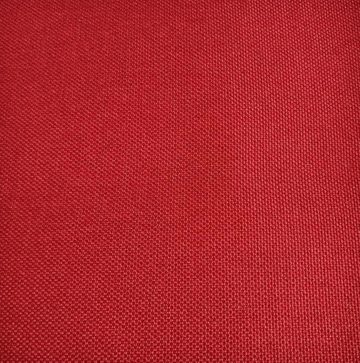 luma-home Ohrensessel 18002 (mit Hocker und Zierkissen, Wellenunterfederung), Lesesessel mit Echtholzfüßen, Bezug Strukturstoff in Rot