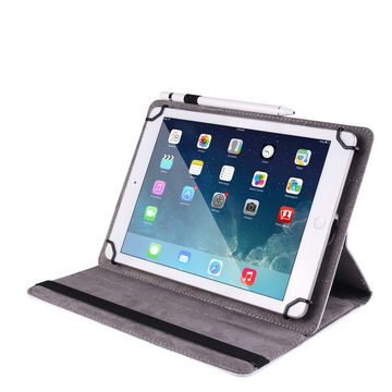 Wigento Tablet-Hülle Für Apple iPad Air 6 10.9 Zoll 360 Grad Uni Motiv 14 Tablet Tasche