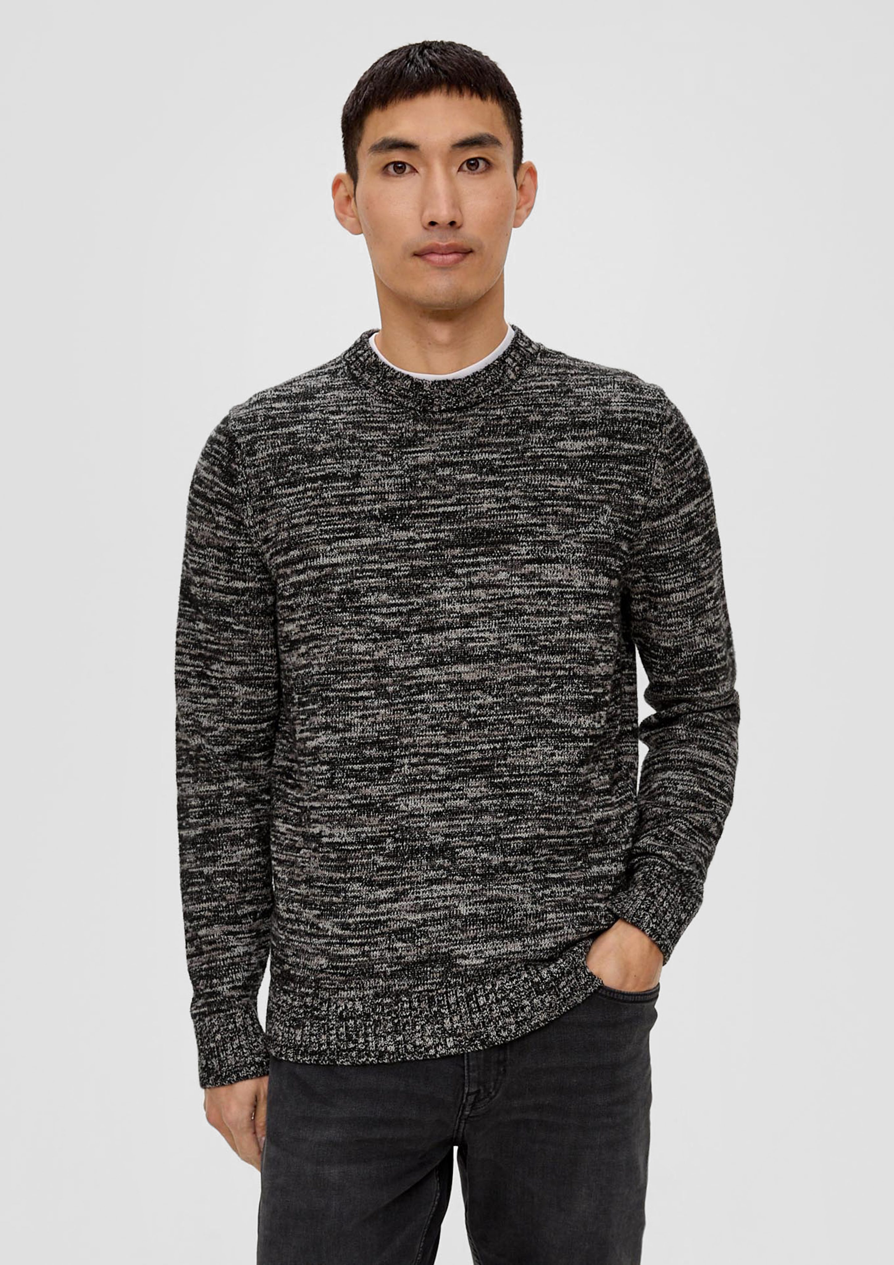 Strickpullover Strickpullover aus Effektgarn