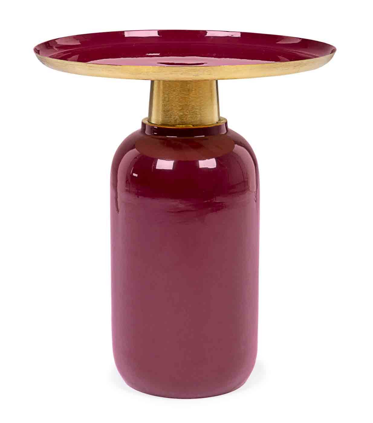 Feeling4Home Beistelltisch Nalima Grande aus Metall, Rot