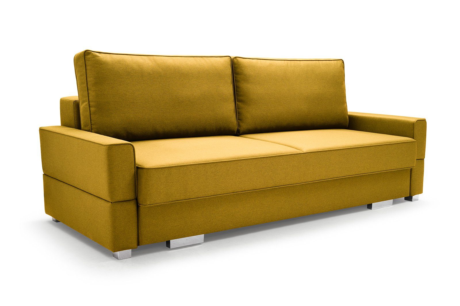 Susanne Modernes mit Gelb Zweisitzer Siblo Schlaffunktion 2-Sitzer Sofa