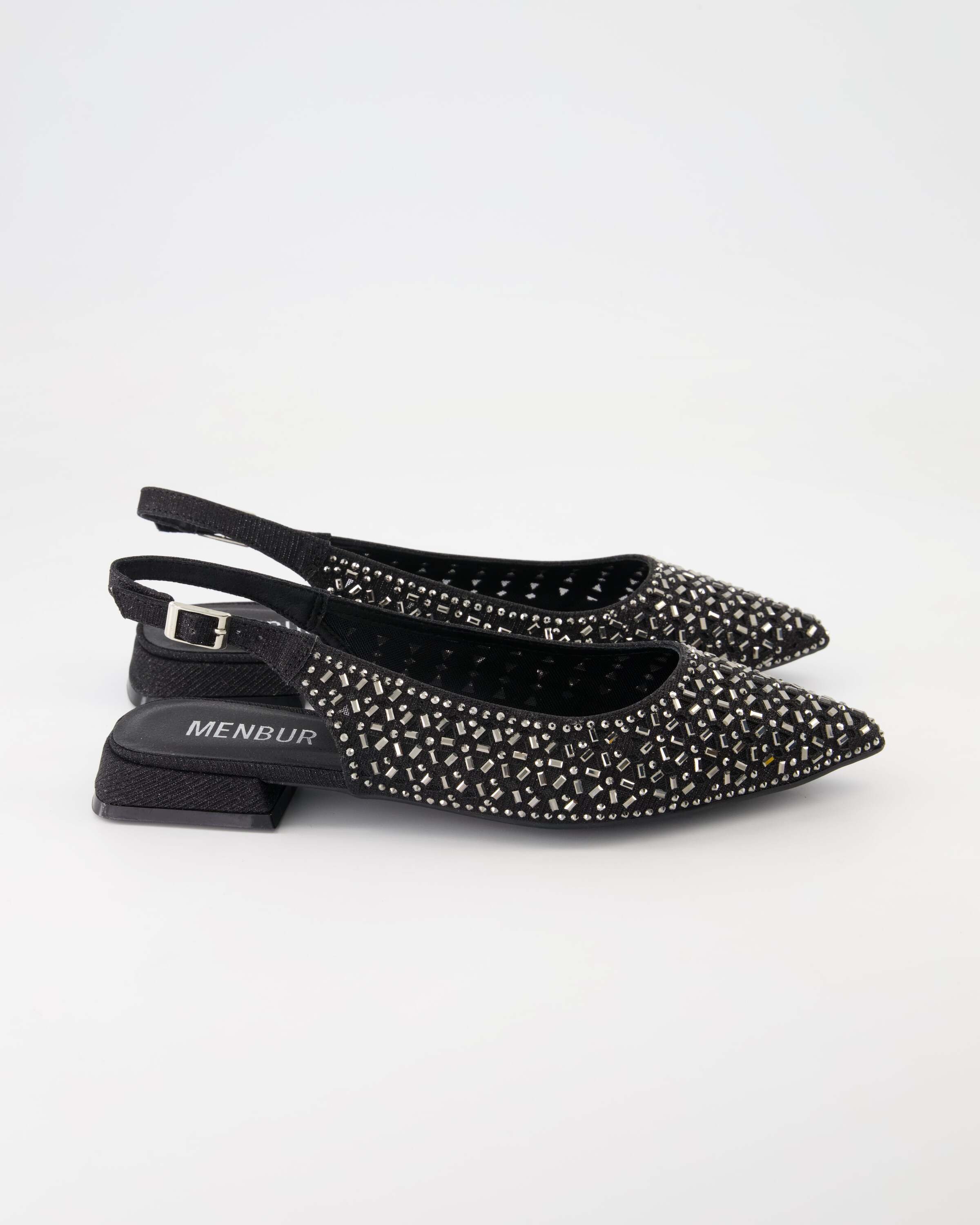 MENBUR 24725 Slingpumps Obermaterial: Textil