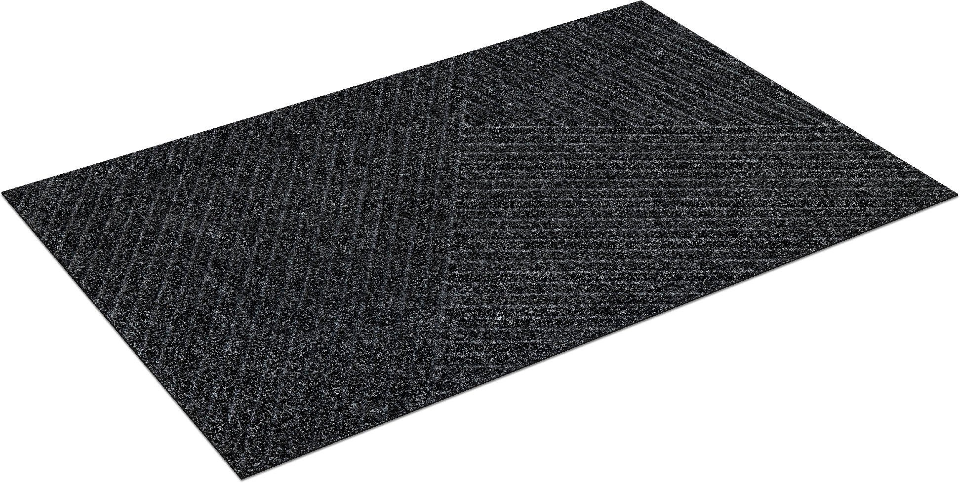 wash+dry by Kleen-Tex Teppich Stripes, rechteckig, Höhe: 8 mm, dezentes Streifen Design, In- und Outdoor geeignet, waschbar