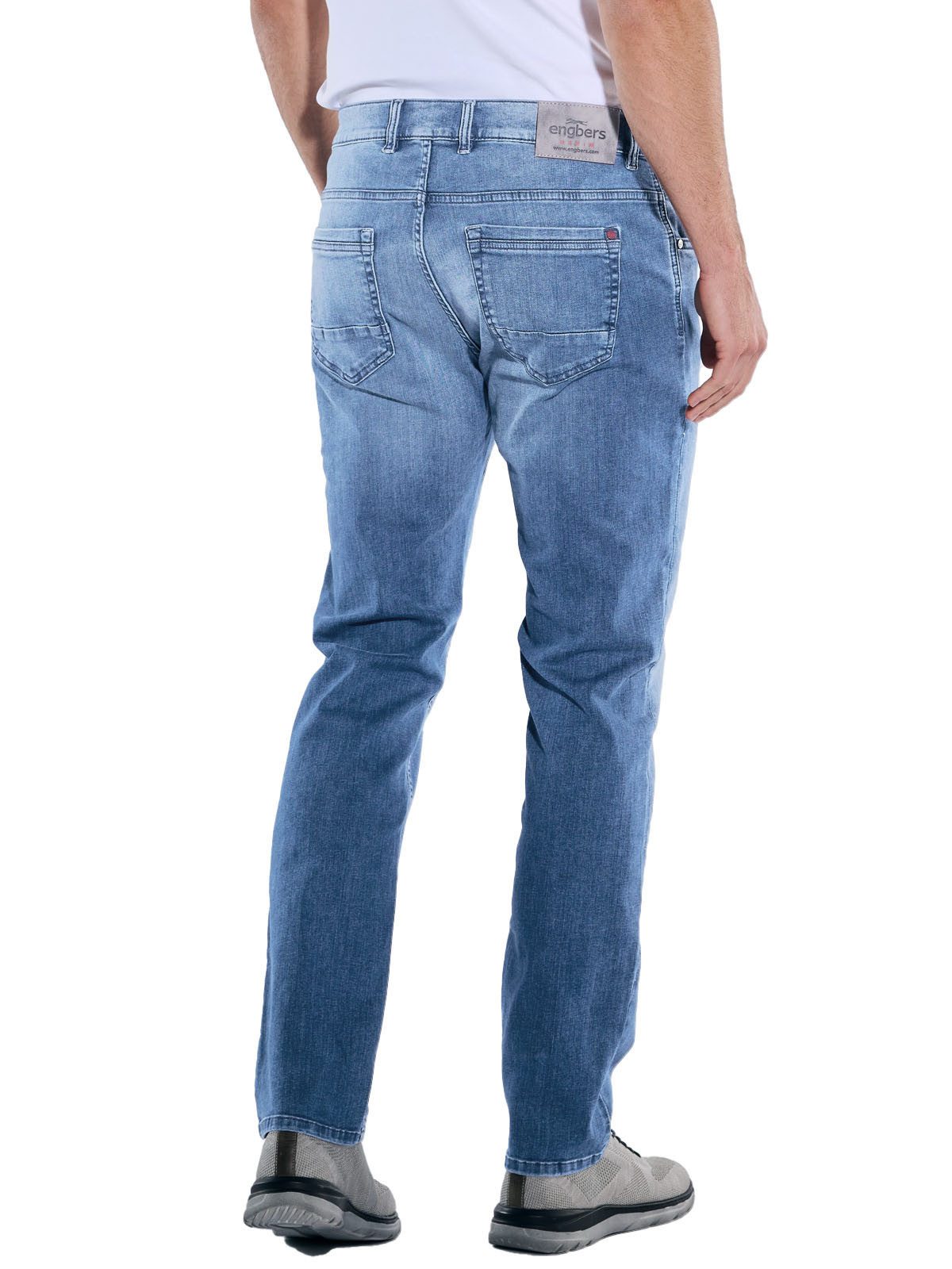 Engbers 5-Pocket-Jeans engbers Herren Jeans regular, Hellblau günstig online kaufen