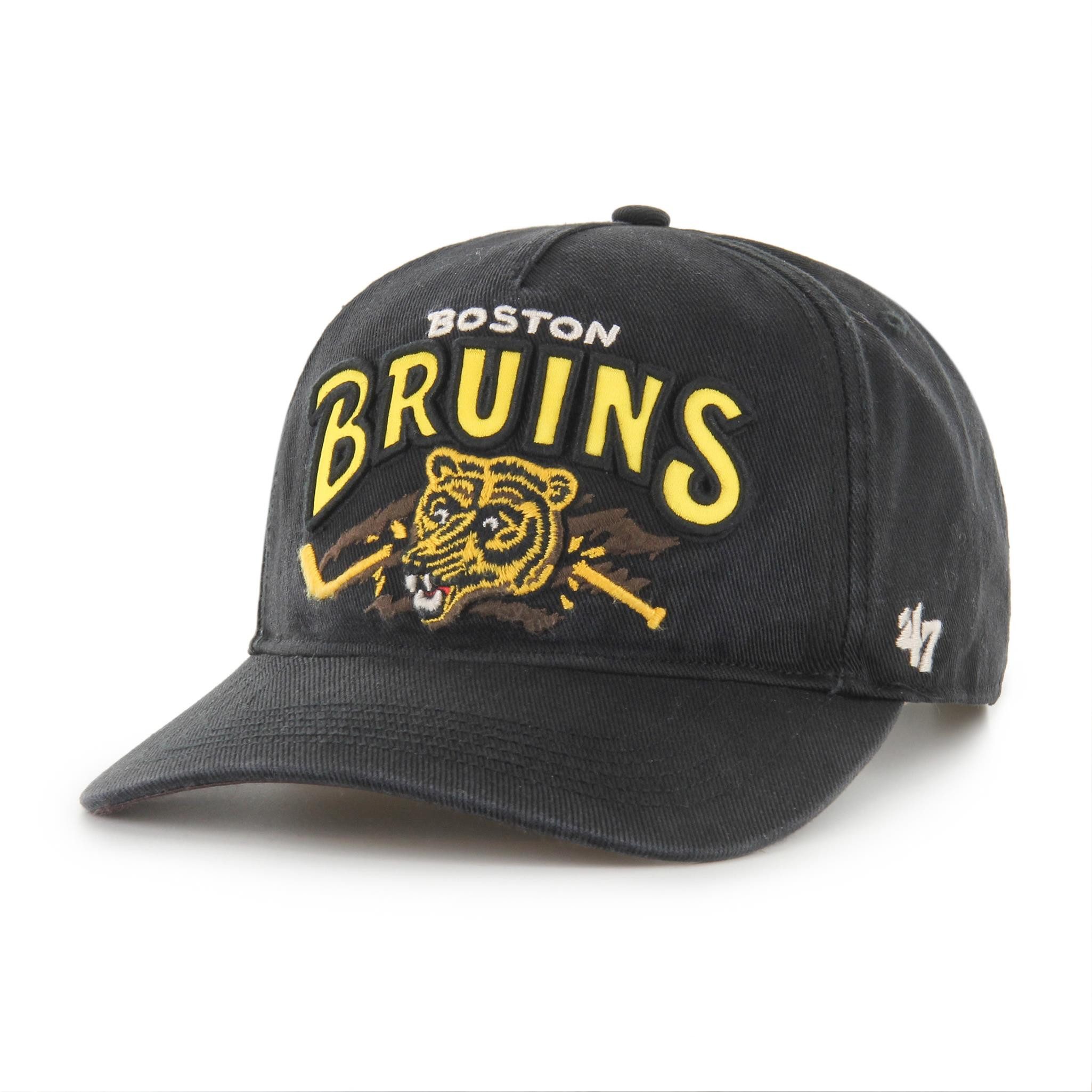 '47 Brand Snapback Cap '47 Brand NHL Cap Charlton '47 Hitch Boston Bruins Black (Basecap, Basecap, Snapback Cap)