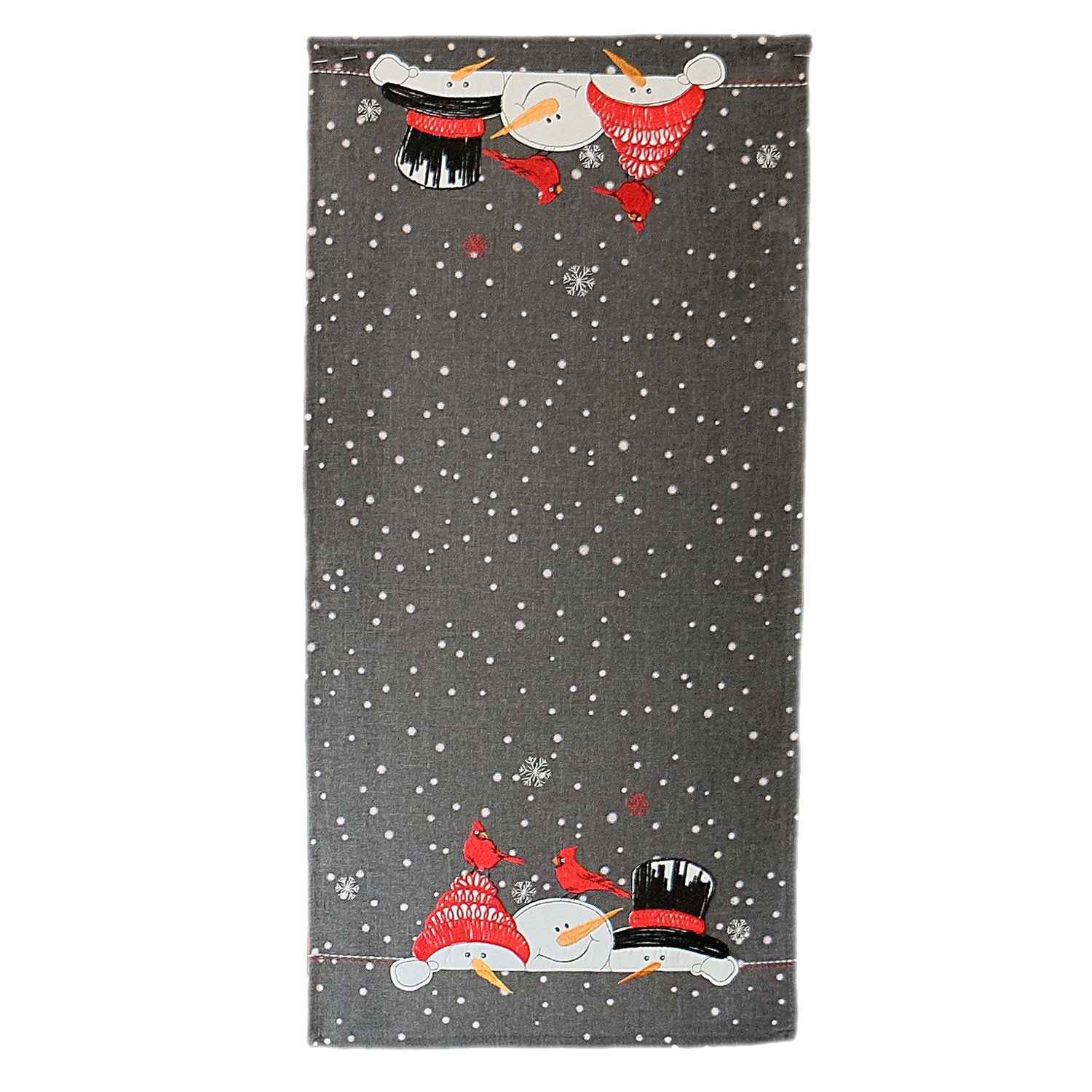 texpot Tischdecke Tischläufer Stickerei Kantengucker Winter günstig online kaufen