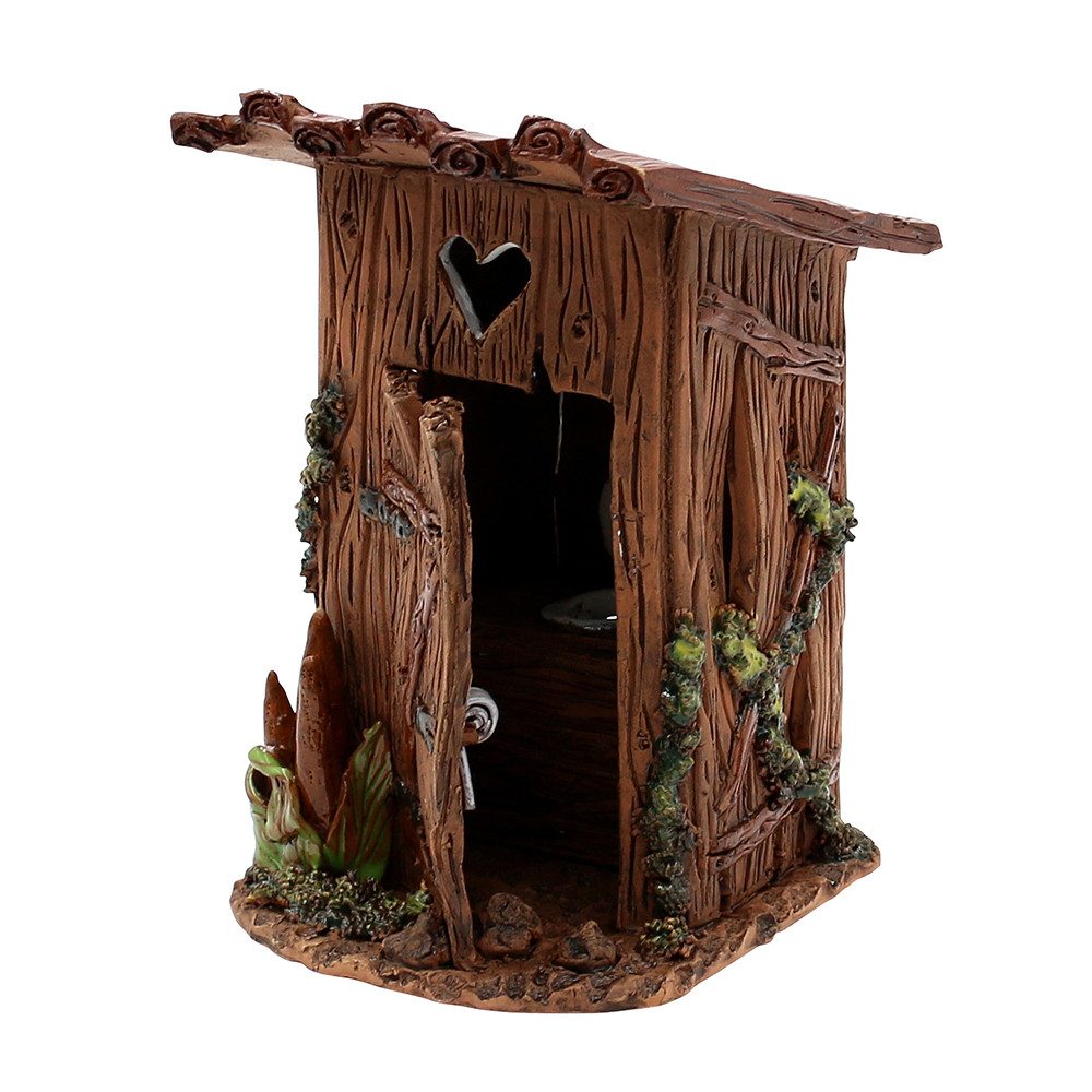 SIGRO GmbH Räucherhaus Keramik Räucherhaus "Stilles Örtchen" 13 x 11 x 16 cm, Handmade