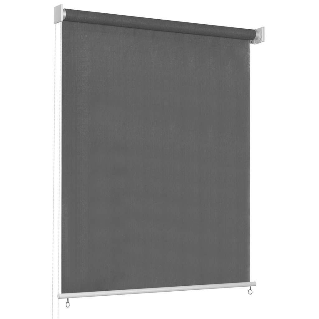 Rollo Außenrollo 65 (B) x 230 (H) cm Anthrazit, vidaXL