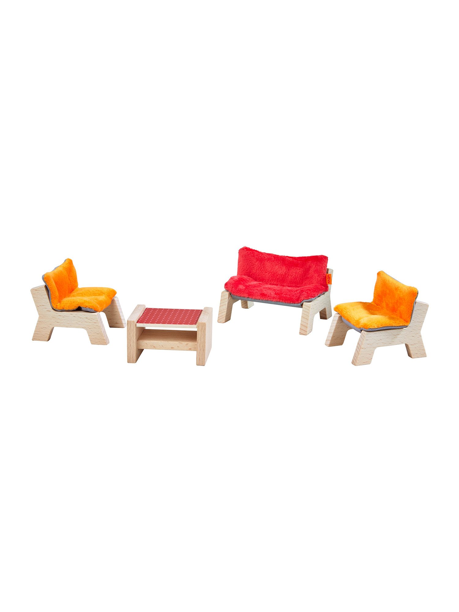 Haba Minipuppe Little Friends, Wohnzimmermöbel Puppenhaus günstig online kaufen