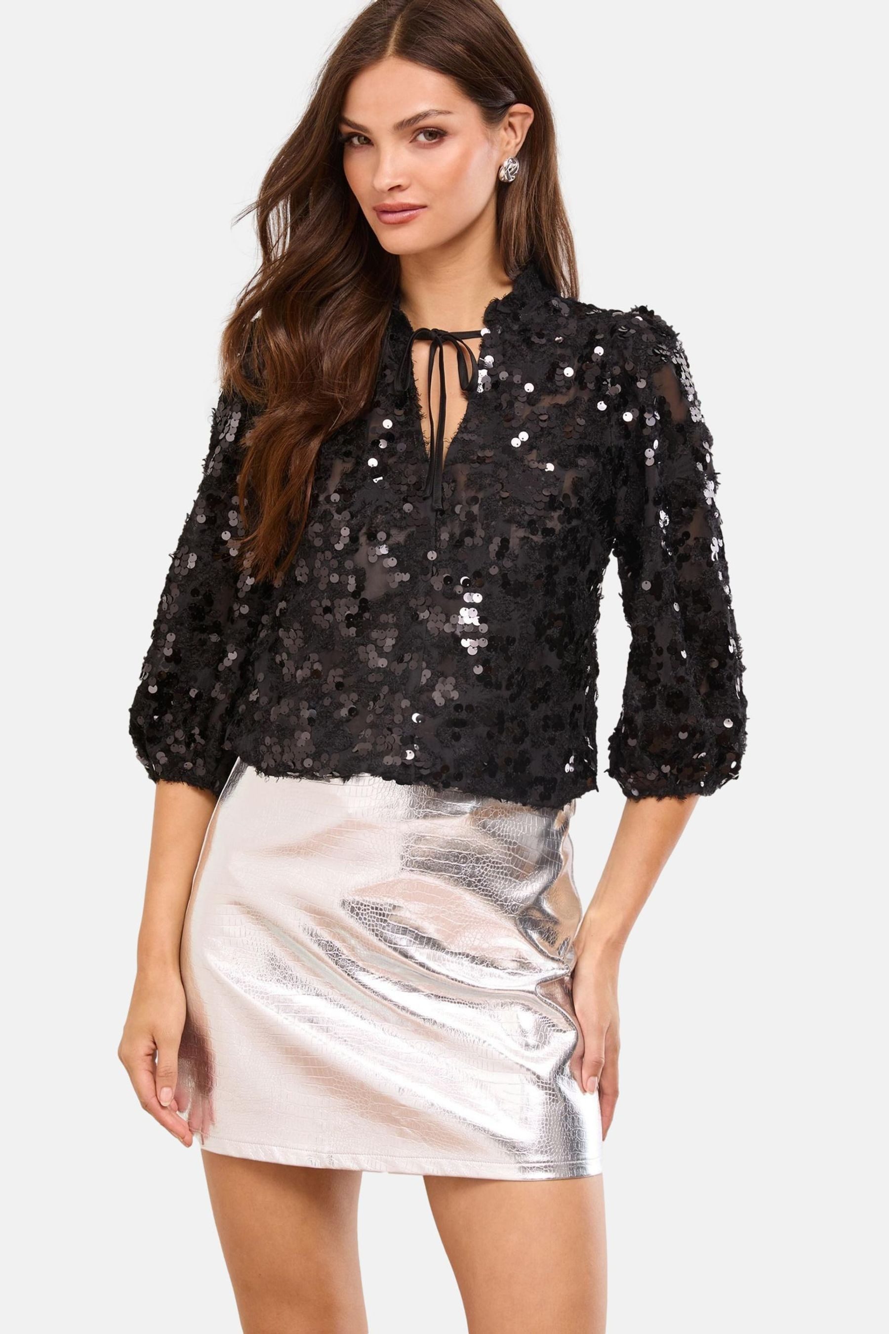 LIPSY Langarmbluse Oberteil mit 3/4-Ärmeln, Regular (1-tlg) günstig online kaufen