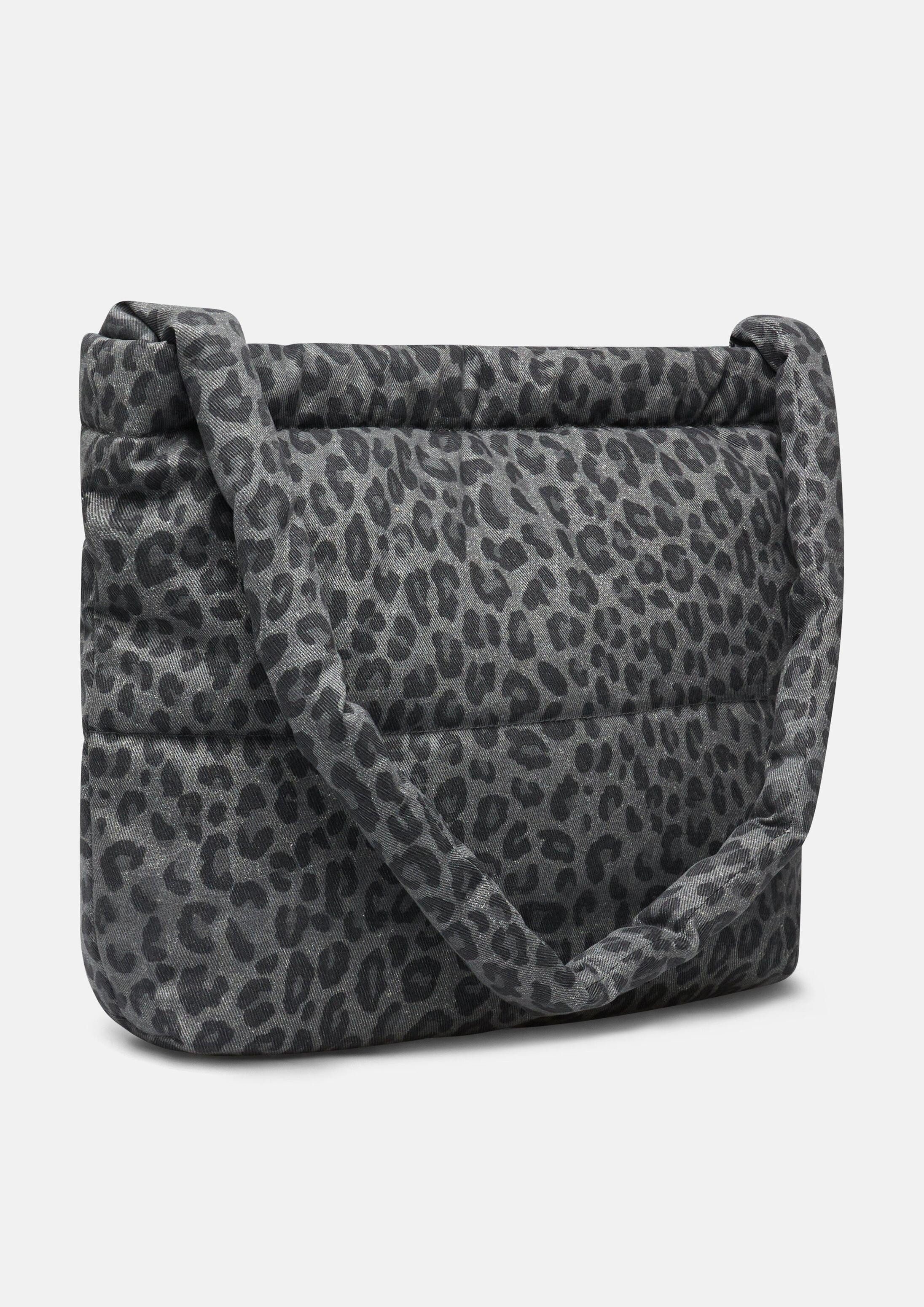 s.Oliver Schultertasche Tasche, Tasche mit Animal-Muster und Magnetverschluss