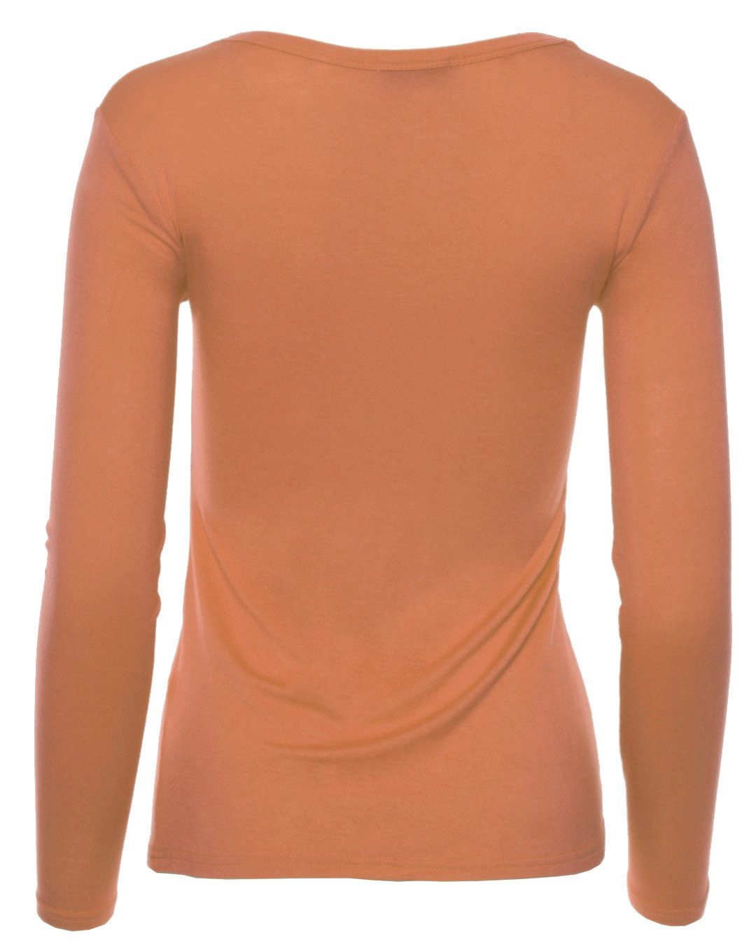 Muse Rundhalsshirt Basic Rundhals Langarmshirt Skinny günstig online kaufen
