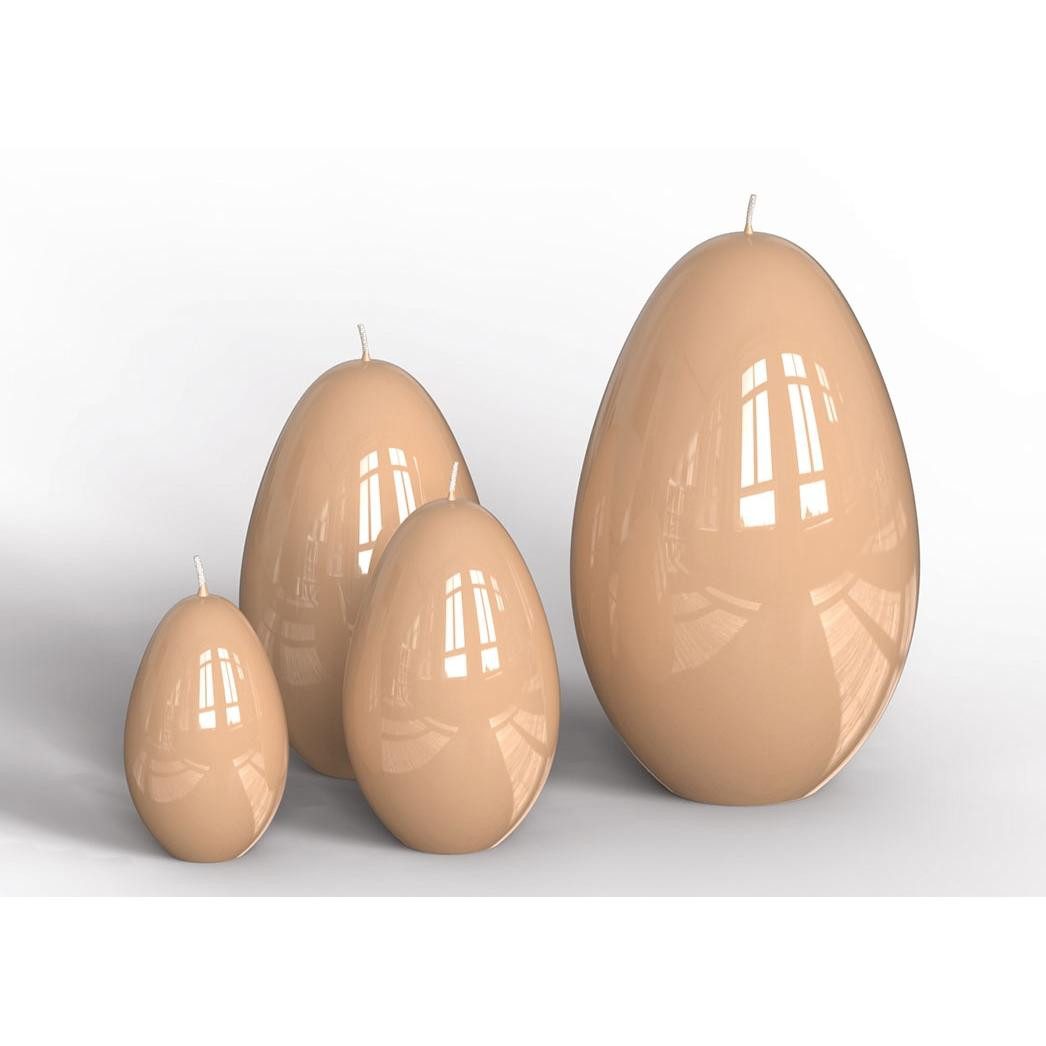 Engels Kerzen Osterfigur Eier-Kerze Gelackt Mandel (8x12cm)