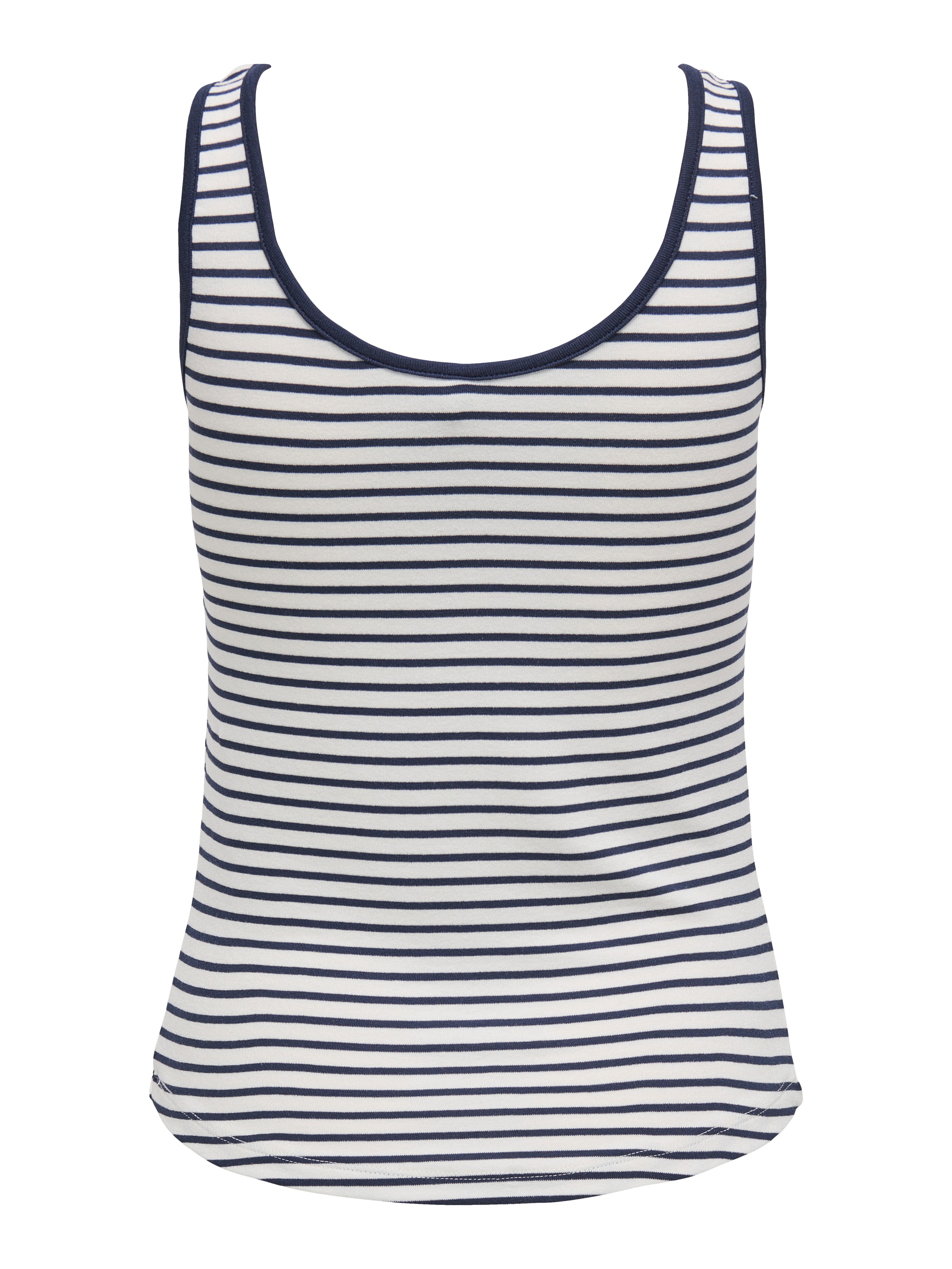 ONLY Blusenshirt ONLDEVIN S/L STRIPE O-NECK günstig online kaufen