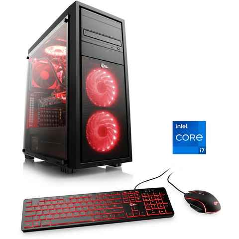 CSL HydroX V27311 Gaming-PC (Intel® Core i7 12700F, GeForce RTX 3060, 32 GB RAM, 2000 GB HDD, 1000 GB SSD, Wasserkühlung)