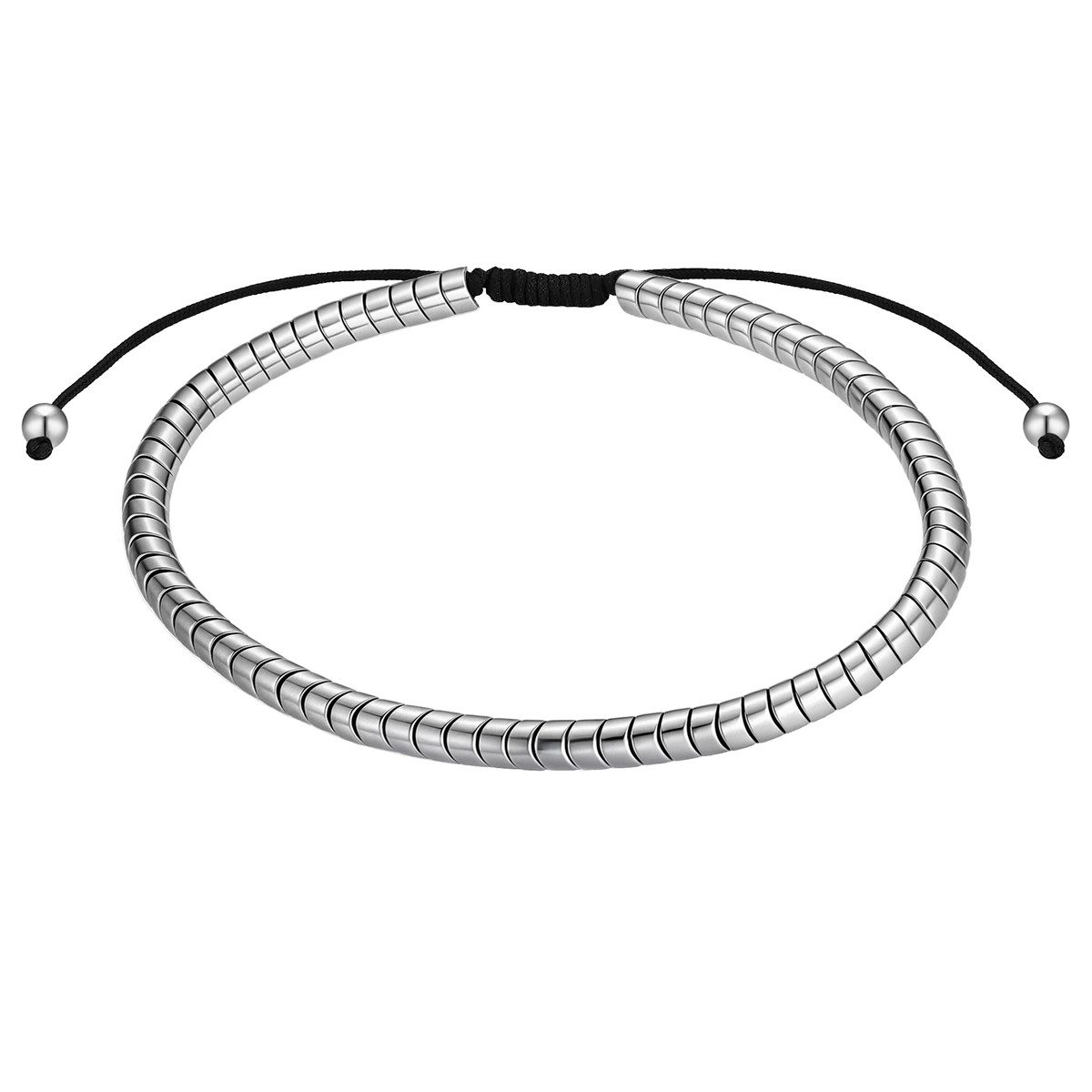 Edelstahlarmband silber