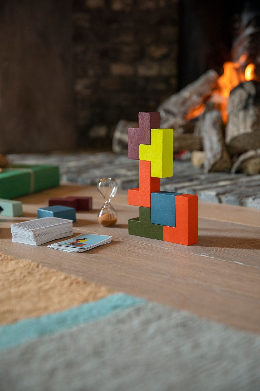 Puzzleteile, Bausteinen, Remember Sanduhr, Remember KUBUS 3D-Puzzle mit Bausteinen, Aufgabenkarten KUBUS Sanduhr, 3D 3D mit Puzzle Aufgabenkarten, Puzzle