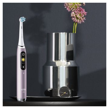 Oral-B Elektrische Zahnbürste iO 9, Aufsteckbürsten: 1 St., mit Magnet-Technologie, 7 Putzmodi, Farbdisplay & Lade-Reiseetui