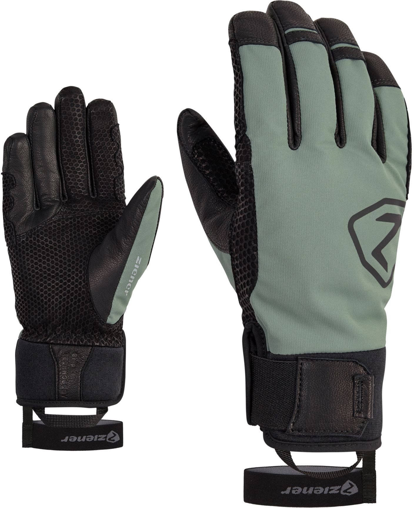 Skihandschuhe Ziener Alpine Gloves Ski Handschuhe GASPARZ AS mud