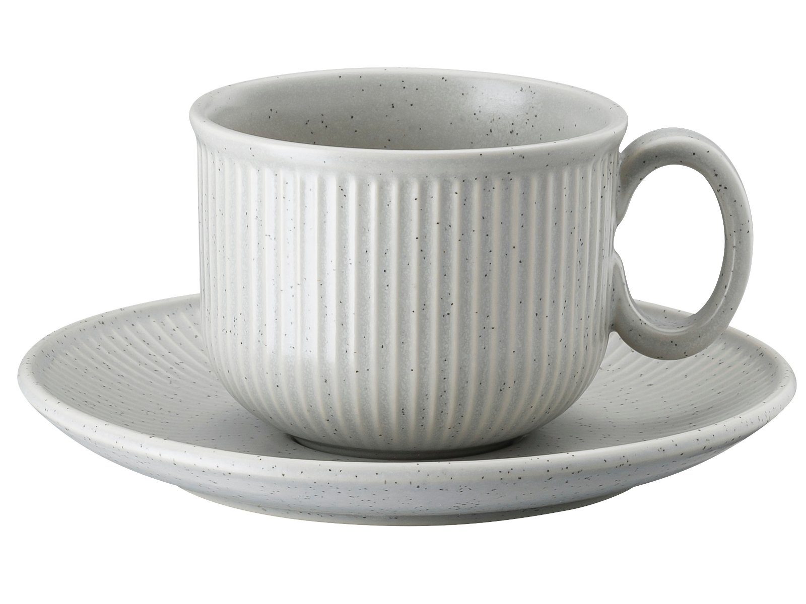 Thomas Porzellan Tasse Clay Rock Kombitasse 2tlg., Steinzeug
