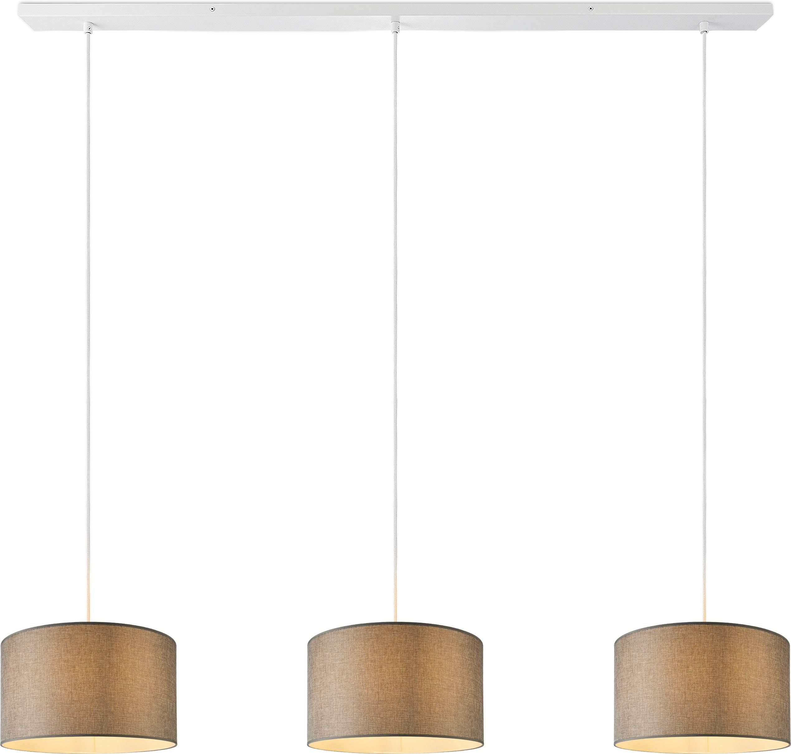 Paco Home Pendelleuchte HUGO CANVAS UNI günstig online kaufen