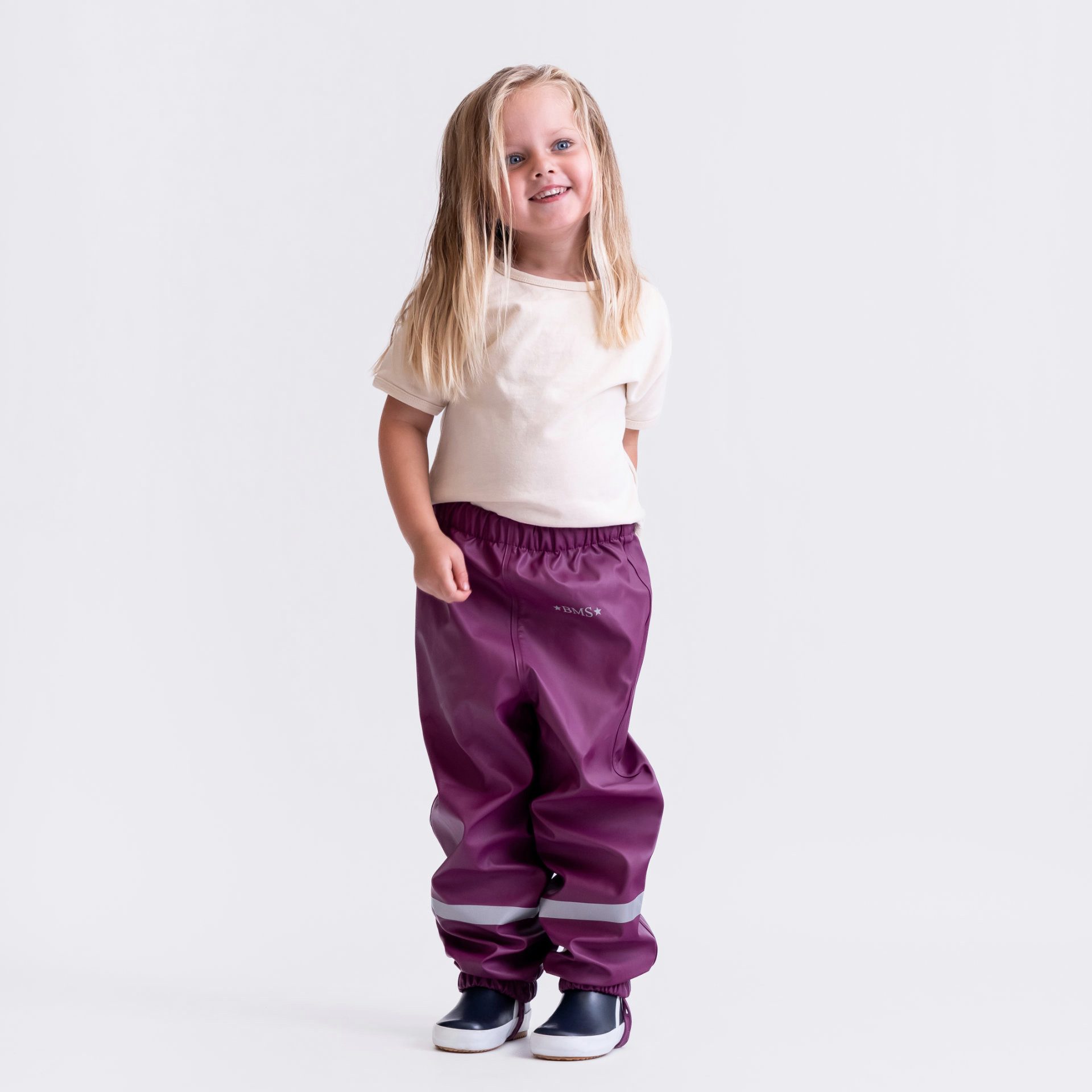 BMS Regen- und Matschhose BMS Regenbundhose für Kinder 100% wasserdicht ideal für den Waldkindergarten