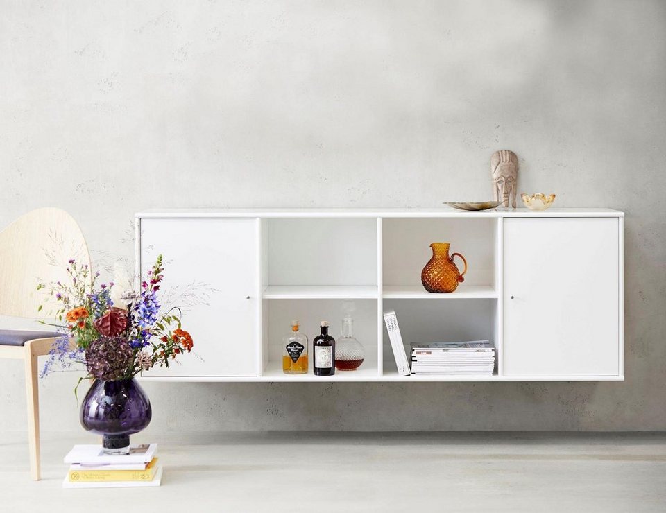 Hammel Furniture Sideboard Mistral, Hochwertig Schrank, hängend/stehend  montierbar, mit zwei Türen, B: 177 cm, anpassungsbar Designmöbel